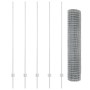 Set de Cerca de Jardín Set de 2 Galvanizada Acero Grande by , fence posts - Ref: Foro24-3336182, Price: 99,68 €, Discount: %