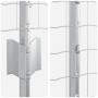 Set de Cerca de Jardín Set de 2 Galvanizada Acero Grande by , fence posts - Ref: Foro24-3336182, Price: 99,68 €, Discount: %