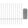 Set de valla Euro de Set de 2 Acero galvanizado 25 x 0.8 metros by , fence posts - Ref: Foro24-3336186, Price: 154,76 €, Disc...