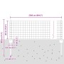 Conjunto de cerca de jardín Conjunto de 2 Plata galvanizada by , fence posts - Ref: Foro24-3336187, Price: 91,74 €, Discount: %