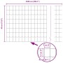 Conjunto de cerca de jardín Conjunto de 2 Plata galvanizada by , fence posts - Ref: Foro24-3336187, Price: 91,74 €, Discount: %
