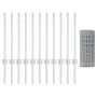 Set de Cerca de Jardín Set de 2 Acero Galvanizado Grande Durable by , fence posts - Ref: Foro24-3336188, Price: 114,73 €, Dis...
