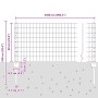 Set de Cerca de Jardín Set de 2 Acero Galvanizado Grande Durable by , fence posts - Ref: Foro24-3336188, Price: 114,73 €, Dis...