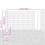 Juego de Cerca de Jardín Juego de 2 Galvanizado Acero Galvanizado by , fence posts - Ref: Foro24-3336189, Price: 149,41 €, Di...