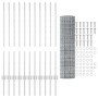 Set de Cerca de Jardín Set de 2 Acero galvanizado 25 x 1 m von , Zaunpfosten - Ref: Foro24-3336190, Preis: 174,55 €, Rabatt: %