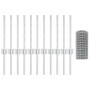 Rollo de Cerca para Jardín Juego de 2 Galvanizado Acero Galvanizado de , Postes de cerca - Ref: Foro24-3336201, Precio: 73,00...
