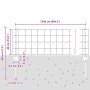 Rollo de Cerca para Jardín Juego de 2 Galvanizado Acero Galvanizado de , Postes de cerca - Ref: Foro24-3336201, Precio: 73,00...