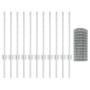 Conjunto de Cercas de Jardín Set de 2 Acero Galvanizado 25 x 0.6 m by , fence posts - Ref: Foro24-3336202, Price: 88,81 €, Di...