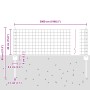 Cerca Euro Conjunto de 3 Acero galvanizado 50 x 0.4 m Resistente by , fence posts - Ref: Foro24-3336206, Price: 176,08 €, Dis...
