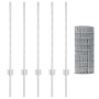 Set de Cerca de Jardín Set de 2 Acero galvanizado Estándar von , Zaunpfosten - Ref: Foro24-3336216, Preis: 75,49 €, Rabatt: %