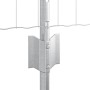 Set de Cerca de Jardín Set de 2 Acero galvanizado Estándar von , Zaunpfosten - Ref: Foro24-3336216, Preis: 75,49 €, Rabatt: %