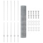 Juego de cercas de jardín Set de 2 Acero galvanizado 10 x 1.4 m by , fence posts - Ref: Foro24-3336219, Price: 111,10 €, Disc...