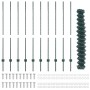 Cerca de Cadena con 10 Postes U Verde 1.4x10 m Acero by , fence posts - Ref: Foro24-3336242, Price: 120,85 €, Discount: %
