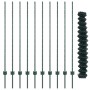 Cerca de Cadena con 10 Postes U Verde 1.4x10 m Acero by , fence posts - Ref: Foro24-3336242, Price: 120,85 €, Discount: %