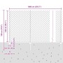 Cerca de Cadena con 10 Postes U Verde 1.4x10 m Acero by , fence posts - Ref: Foro24-3336242, Price: 120,85 €, Discount: %
