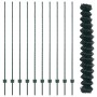 Cerca de Malla con 10 Postes U Verde 1.6x10 m Acero de , Postes de cerca - Ref: Foro24-3336244, Precio: 124,74 €, Descuento: %