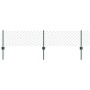 Cerca de Malla con 22 Postes en U Verde 0.4x25 m Acero by , fence posts - Ref: Foro24-3336249, Price: 97,88 €, Discount: %
