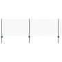 Juego de Cerca de Malla de Cadena Set de 2 Verde Acero Galvanizado by , fence posts - Ref: Foro24-3336251, Price: 145,13 €, D...
