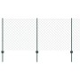 Juego de Cerca de Jardín Juego de 2 Verde Acero Galvanizado by , fence posts - Ref: Foro24-3336252, Price: 169,52 €, Discount: %
