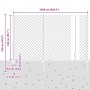 Cerca de Cadena con 22 postes U Verde 1.4x25 m Acero by , fence posts - Ref: Foro24-3336254, Price: 227,86 €, Discount: %