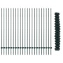Juego de Vallas de Jardín Set de 2 Verde Metal 25x1.5 m von , Zaunpfosten - Ref: Foro24-3336255, Preis: 227,67 €, Rabatt: %