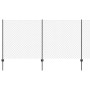 Cerca de eslabones de cadena con 20 postes en U Gris 1.2x10 m de acero by , fence posts - Ref: Foro24-3336261, Price: 106,06 ...