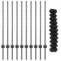 Cerca de Eslabones de Cadena con 20 postes en U Gris 1x10 m Acero by , fence posts - Ref: Foro24-3336268, Price: 99,30 €, Dis...
