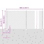 Cerca de Eslabones de Cadena con 20 postes en U Gris 1x10 m Acero by , fence posts - Ref: Foro24-3336268, Price: 99,30 €, Dis...