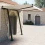 Retractable manual awning with cream color and LED lights, 3.5x2.5 m. by vidaXL, Awnings - Ref: Foro24-3070122, Price: 507,10...