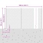 Cerca de Eslabones de Cadena con 20 Poste U Gris 1.5x10 m Acero by , fence posts - Ref: Foro24-3336271, Price: 119,31 €, Disc...