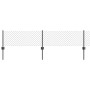 Cerca de Malla con 22 Postes en U Gris 0.4x25 m de Acero von , Zaunpfosten - Ref: Foro24-3336273, Preis: 98,66 €, Rabatt: %