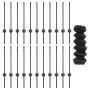 Cerca de Cadena con 22 Postes U Gris 0.6x25 m de Acero de , Postes de cerca - Ref: Foro24-3336274, Precio: 122,89 €, Descuent...