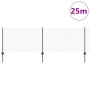 Set de cercas de jardín Set de 2 Gris Acero Galvanizado von , Zaunpfosten - Ref: Foro24-3336279, Preis: 130,84 €, Rabatt: %