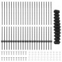 Cerca de Malla de Cadena con 44 Poste en U Gris 1.2x25 m Acero by , fence posts - Ref: Foro24-3336281, Price: 209,73 €, Disco...
