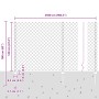 Cerca de Malla de Cadena con 44 Poste en U Gris 1.2x25 m Acero by , fence posts - Ref: Foro24-3336281, Price: 209,73 €, Disco...