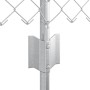 Cerca de Cadena con 10 Postes en Plata 0.8x10 m de Acero by , fence posts - Ref: Foro24-3336287, Price: 90,76 €, Discount: %