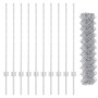 Cerca de Malla con 20 U Postes Plateados 1x10 m Acero de , Postes de cerca - Ref: Foro24-3336288, Precio: 94,38 €, Descuento: %