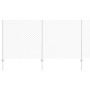 Cerca de eslabones de cadena con 20 postes en U Plateado 1.2x10 m Acero de , Postes de cerca - Ref: Foro24-3336289, Precio: 1...
