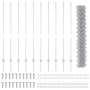 Cerca de Malla con 20 Postes U Plata 1.4x10 m Acero by , fence posts - Ref: Foro24-3336290, Price: 122,95 €, Discount: %
