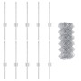 Cerca de Cadena con 10 Postes U Plateado 0.4x10 m Acero by , fence posts - Ref: Foro24-3336293, Price: 52,66 €, Discount: %