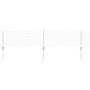 Cerca de Cadena con 10 Postes U Plateado 0.4x10 m Acero by , fence posts - Ref: Foro24-3336293, Price: 52,66 €, Discount: %