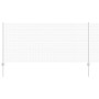 Valla de Alambre Soldado con 22 Postes en U Plateados 1x25 m de Acero by , fence posts - Ref: Foro24-3336361, Price: 109,58 €...