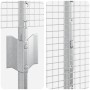 Valla de Alambre Soldado con 22 Postes en U Plateados 1x25 m de Acero by , fence posts - Ref: Foro24-3336361, Price: 109,58 €...