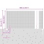 Valla de Alambre Soldado con 22 Postes en U Plateados 1x25 m de Acero by , fence posts - Ref: Foro24-3336361, Price: 109,58 €...