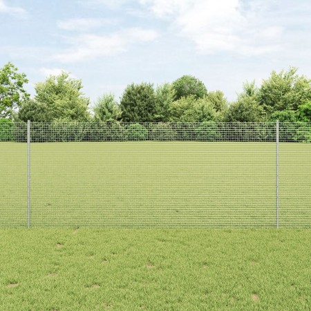 Juego de Cerca de Jardín Juego de 2 Acero Galvanizado 25 m de largo by , fence posts - Ref: Foro24-3336362, Price: 103,20 €, ...