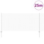 Juego de Cerca de Jardín Juego de 2 Acero Galvanizado 25 m de largo by , fence posts - Ref: Foro24-3336362, Price: 103,20 €, ...