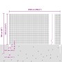 Cerca de alambre soldado con 22 postes U gris 1.2x25 m acero by , fence posts - Ref: Foro24-3336603, Price: 118,76 €, Discoun...