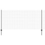 Cerca de Alambre Soldado con 22 Postes Gris 1.2x25 m Acero by , fence posts - Ref: Foro24-3336604, Price: 114,42 €, Discount: %