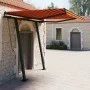 Manuell einziehbare Markise mit orangen und braunen Stangen 3x2,5 m von vidaXL, Markisen - Ref: Foro24-3070100, Preis: 302,34...