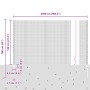 Cerca de Alambre Soldado con 22 Postes Gris 1.2x25 m Acero by , fence posts - Ref: Foro24-3336604, Price: 114,42 €, Discount: %